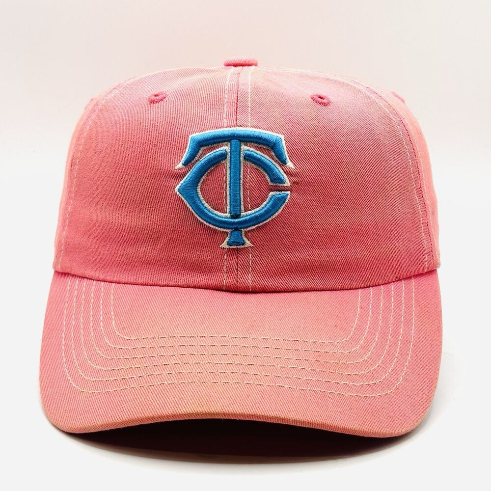 Minnesota Twins Hat Cap Snap Back Pink MLB Baseball Adjustable